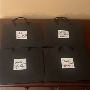 Saks Fifth Avenue Elegant Black Bags
